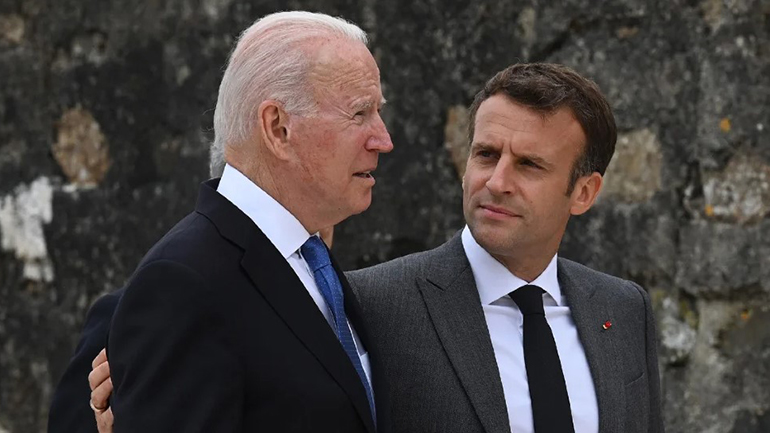 AUKUS: Τηλεφωνική συνδιάλεξη Μακρόν-Μπάιντεν τις επόμενες ημέρες